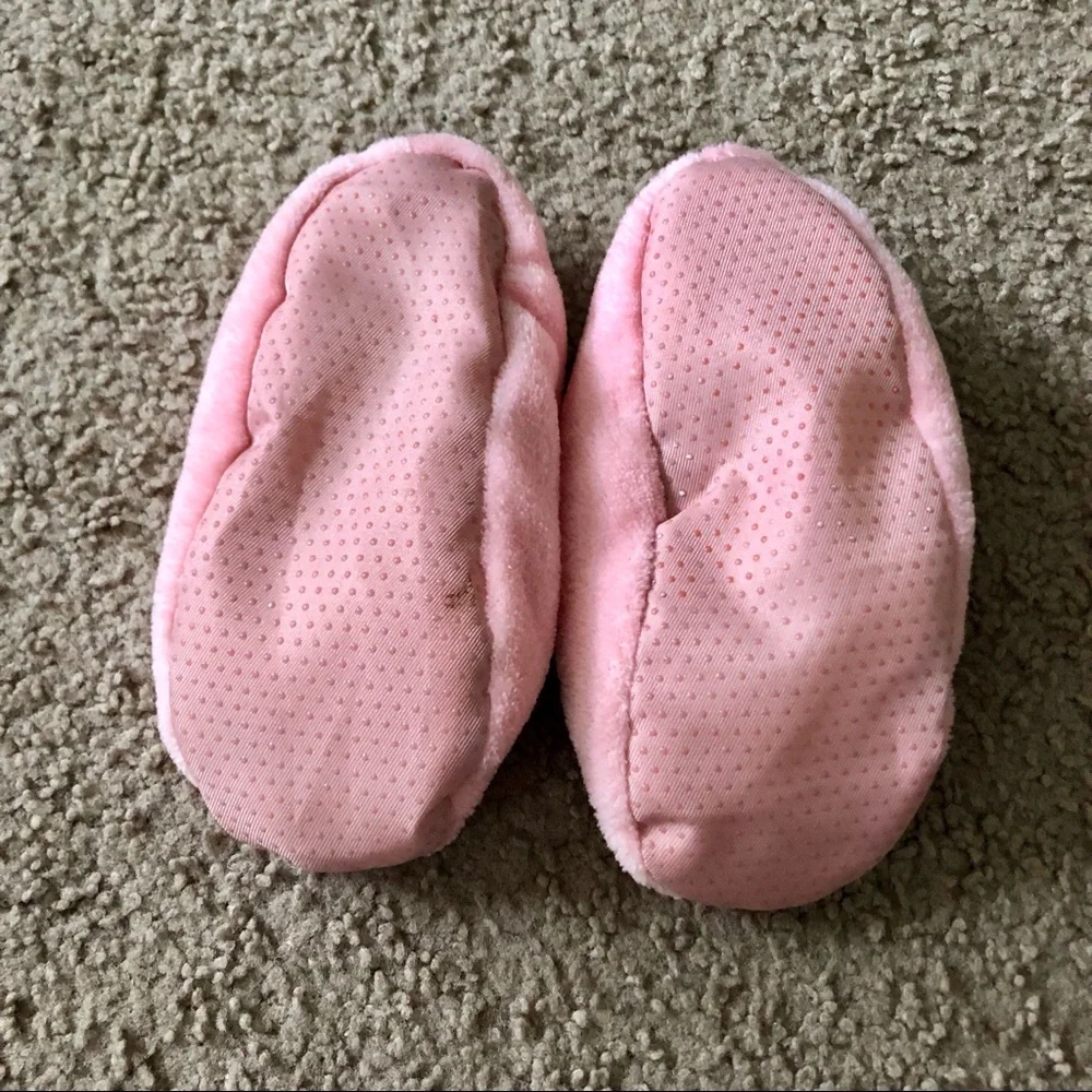 Btween Girls Pink Unicorn Fluffy Slippers NWOT